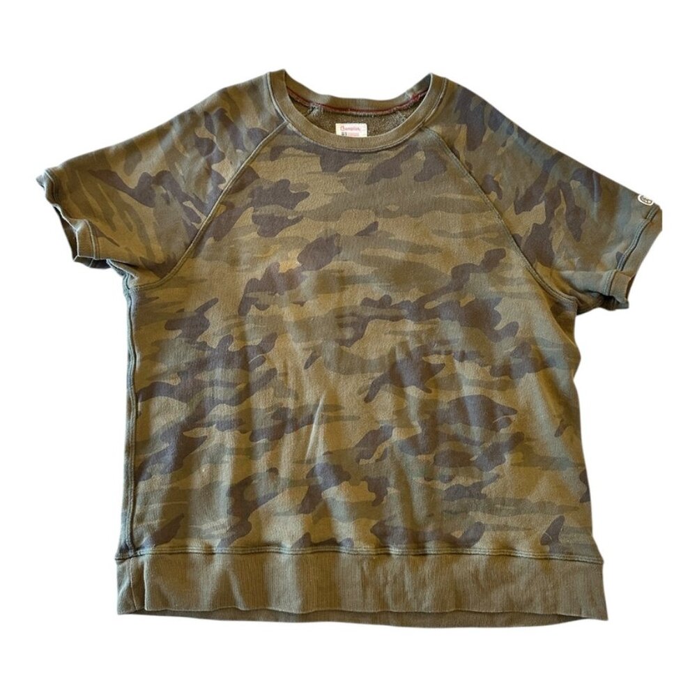Champion by Todd Snyder Short Sleeve Camo Fleece – XXL